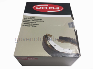 Opel Astra Classic 1999 2002 modeller için uygun Opel Astra F Arka Pabuçlu Fren Balatası İnce Tip DELPHI Marka DELPHI