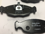 Opel Astra F 1992 1998 modeller için uygun Opel Corsa B Ön Fren Balatası DELPHI Marka (X1.5DT) DELPHI , X1.5DT