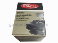 Opel Astra J için uygun ARKA FREN BALATASI Opel Astra J, Chevrolet Cruze DELPHI Marka DELPHI
