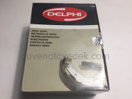 Opel Astra Classic 1999 2002 modeller için uygun Opel Astra F Arka Pabuçlu Fren Balatası İnce Tip DELPHI Marka DELPHI