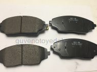 Chevrolet Aveo Sedan modeller için uygun Chevrolet Aveo Ön Fren Balatası HIQ Marka (T300 Kasa 2013 sonrası için) HIQ