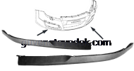 Ön Tampon Alt Lastiği Astra H 2007 Sonrası Sağ-Sol Takım (Tampon Lipi Astra H İçin) İthal