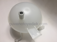 Opel Corsa B için uygun Opel Corsa B Radyatör Su Deposu Çift Çıkışlı (1997 2000 Modeller İçin) TOPRAN Marka TOPRAN