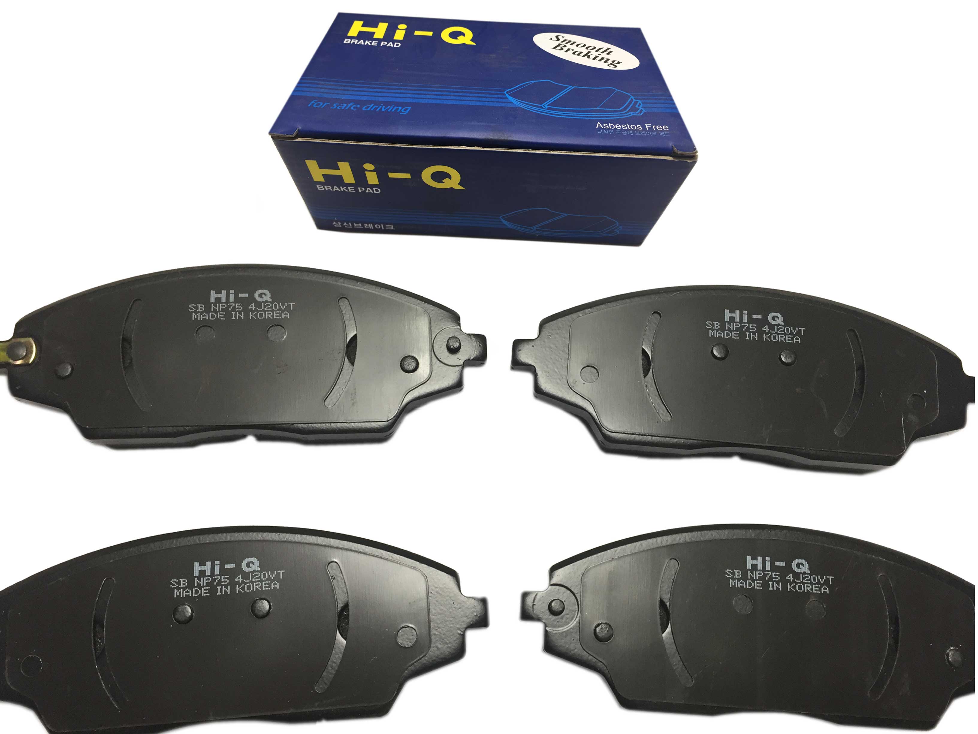 Chevrolet Aveo Sedan modeller için uygun Chevrolet Aveo Ön Fren Balatası HIQ Marka (T300 Kasa 2013 sonrası için) HIQ